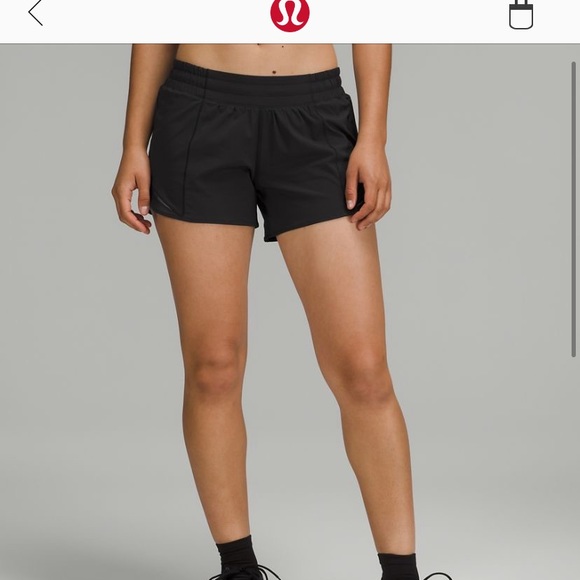 black lululemon shorts - Picture 1 of 4